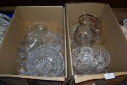Two Boxes of Glassware