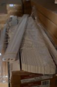 *Two 35mm Faux Wood Venetian Blinds 700x1300mm