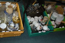 Kitchenware, Pottery, Glassware, Utensils, etc. (c