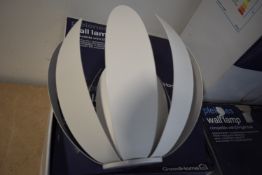 *Two White Wall Lamps