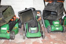 *Three Hawksmoor Electric Lawnmowers