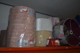 *Quantity of Assorted Lamp Shades