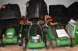 *Two Hawksmoor Electric Lawnmowers