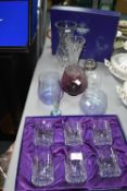 Edinburgh Crystal Tumbler Set plus Vases etc.