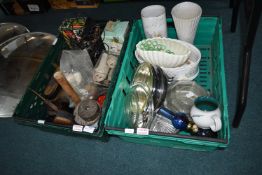 Household Goods Including Pottery, Glassware, and
