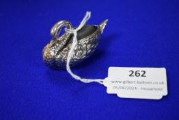 925 Sterling Silver Swan Pin Cushion