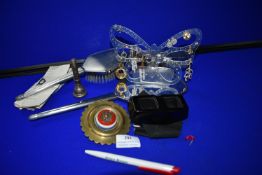 Assorted Collectibles, Dressing Set, and Costume J