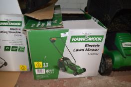 *Two Hawksmoor Electric Lawnmowers