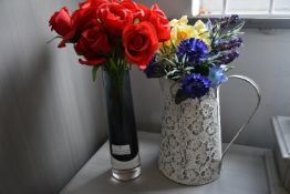 Artificial Flowers and Vases etc.