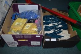 Washing Up Gloves, Gardening Gloves, and a Mop