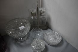 Tantalus Cut Glass Dishes etc.