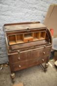 Oak Roll Top Bureau