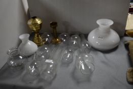 Glass Shades and Chimneys for Oil Lamps