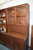 Mahogany Glazed Display Cabinet