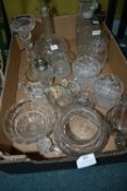 Cut Glass Lead Crystal Decanters and Glassware
