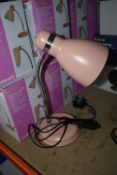 *Four Pink Desk Lamps