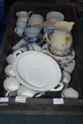 Assorted Pottery Items (crate not Included)