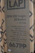 *Five 28w LED Single 5ft Batton Lights