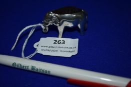 925 Sterling Silver Elephant Pin Cushion
