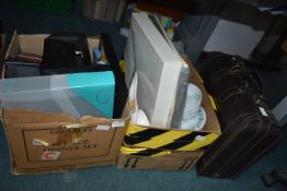 Household Goods, Pottery Items, Electricals, and a