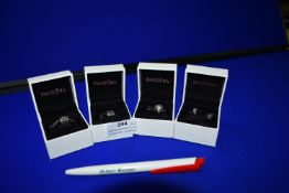 Four Pandora Sterling Silver Charms