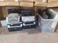 Quantity of Assorted Printers