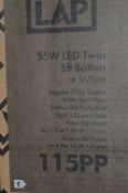 *Seven 55w LED Twin 5ft Batton Lights
