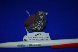 925 Sterling Silver Bird Pin Cushion