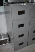 Four Drawer Metal Filing Cabinet