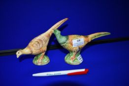 Vintage Pheasant Salt & Pepper Pots