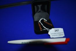 Pair of 9ct Gold Earrings with Gemstones ~3g gross