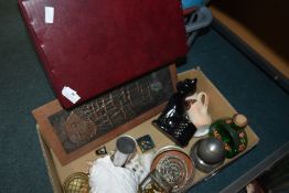 Decorative Pottery Items, Ornaments, and Cassette