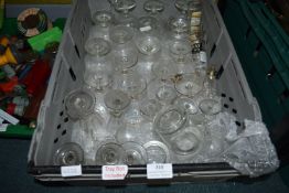 Champagne and Brandy Glasses etc.