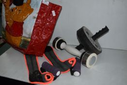 Exercise Weights and Wheel