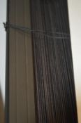 *Two 27mm Chocolate Venetian Blinds 1x 240x180cm and 1x 225x180cm