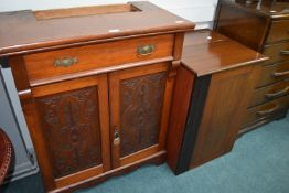 Two Antique Mahogany Cabinets (salvage)