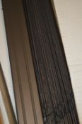 *Four 27mm Chocolate Venetian Blinds 240x130cm