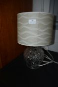 Cut Glass Lead Crystal Table Table Lamp