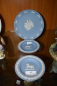 Wedgwood Blue & White Jasper Ware Peter Rabbit Dis