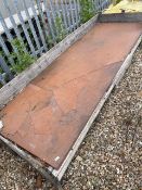 *Ceramic Sheets approx 103cm wide x 306cm long x 3mm thick Rust Effect Colouring