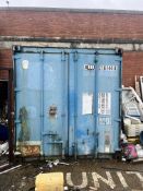 *20ft shipping container - located at Britannia Windows, Bridlington