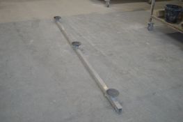 *Aluminium Beam with Three Suction Cups 305cm long