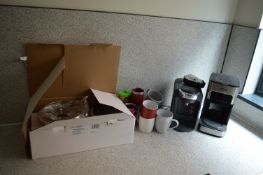 *Mugs, Cooking Pots, and Two Coffee Machines (AF), etc.