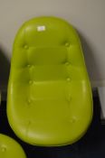 *Four Green Contemporary Style Reception Chairs