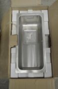 *Small Stainless Steel Sink 21x44cm