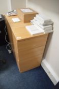 *Standalone Three Drawer Cabinet in Lightwood Finish