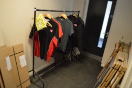 *Black Clothes Rail on Castors