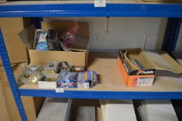 *Contents of Shelf to Include Screw Bits and Ends, etc.