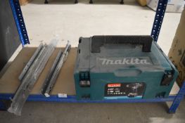 *Contents of Shelf to Include Drawer Runners and a Makita Tool Case