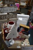 Christmas Eve Box, Decorative Signs, and a Mug, et
